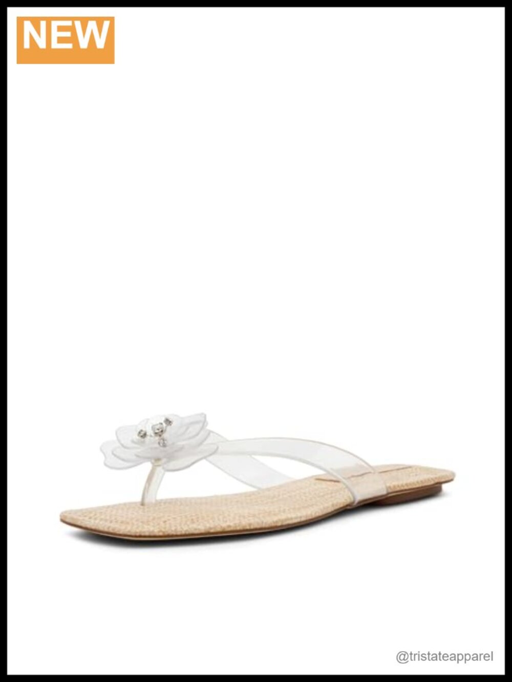 Steve Madden Tigerlily Slingback Flat Sandals PU Floral Casual